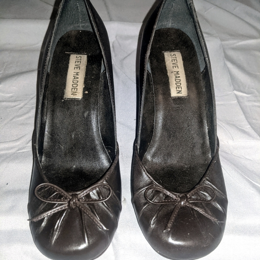 Steve Madden Brown Wedges 6.5